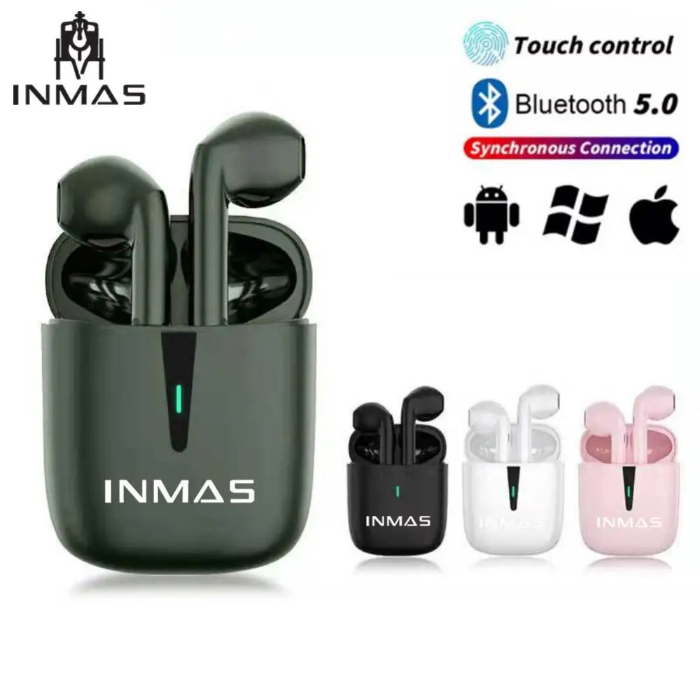 

TWS-стереонаушники INMAS игровые с поддержкой Bluetooth 5,0 и микрофоном
