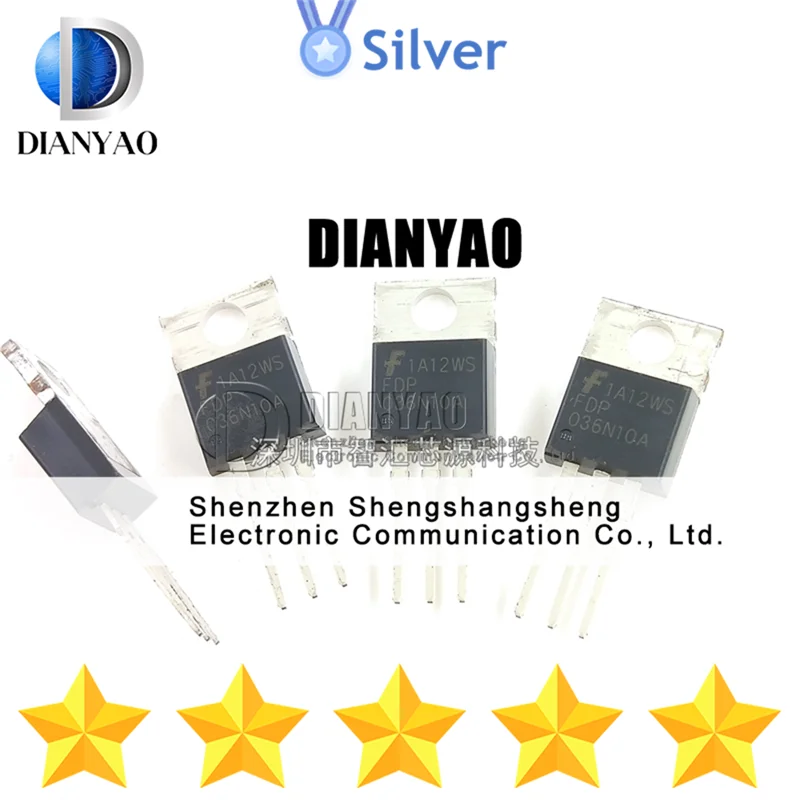 FDP036N10A TO220-3 IKA15N65H5 электронные компоненты IDP30C65D2 BTA16-600SWRG IKP15N65F5 IKA08N65ET6XKSA1 STGP3NC120HD