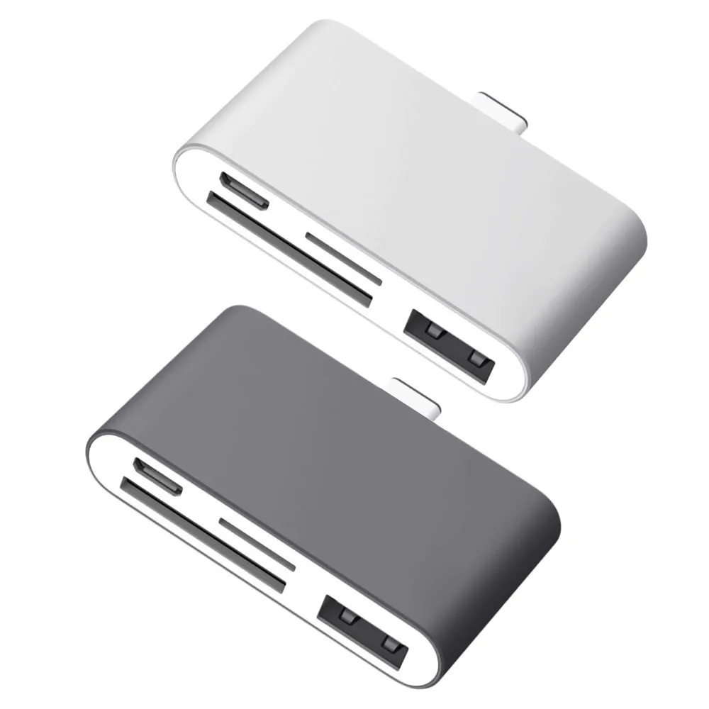 

Type-C USB Type C HUB OTG Sim CF SD TF Card Reader Adapter Converter for MacBook Air for Samsung Galaxy Note 8 S8 Accessories