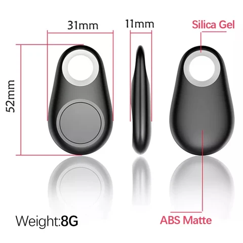 Умный Bluetooth мини GPS-трекер для кошек и собак, антибликовый локатор, товары для домашних животных, брелок, кошелек, ошейник, устройства слежения, аксессуары