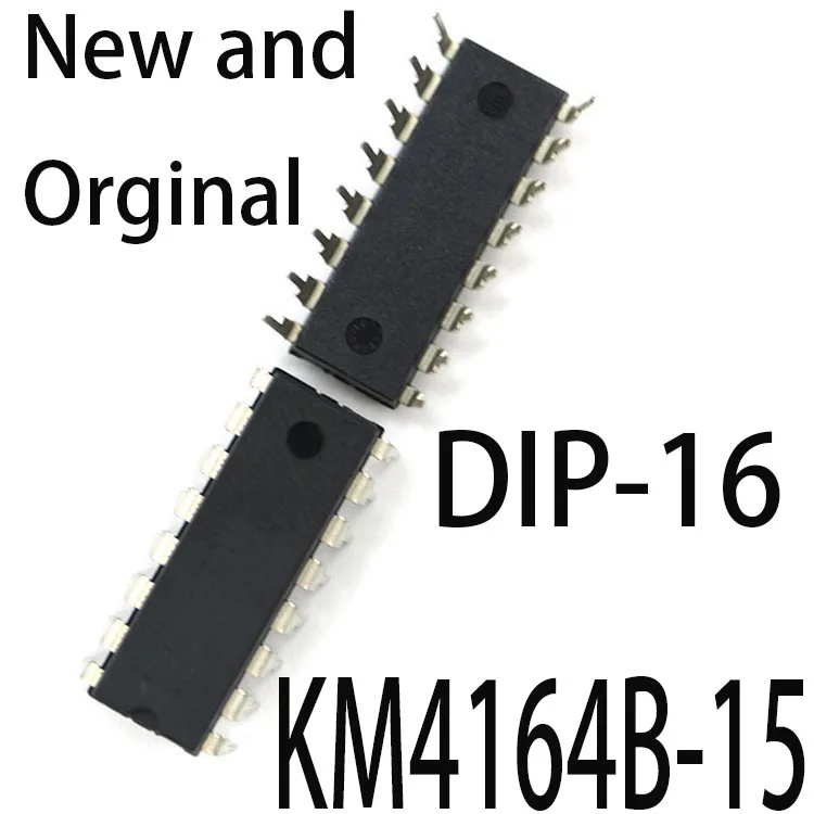 

5 шт. новые и оригинальные DIP-16 KM4164B DIP16 LM4164-15 LM4164 KM4164B-15