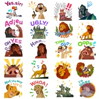 disney heat transfer stickers iron on appliques cute the lion king children clothing thermoadhesive patches diy clothes decal