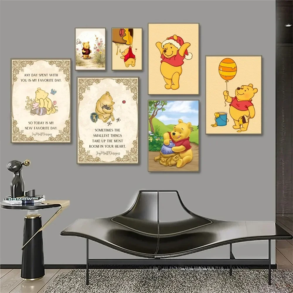 1 шт. милые наклейки с изображением Винни-Пуха