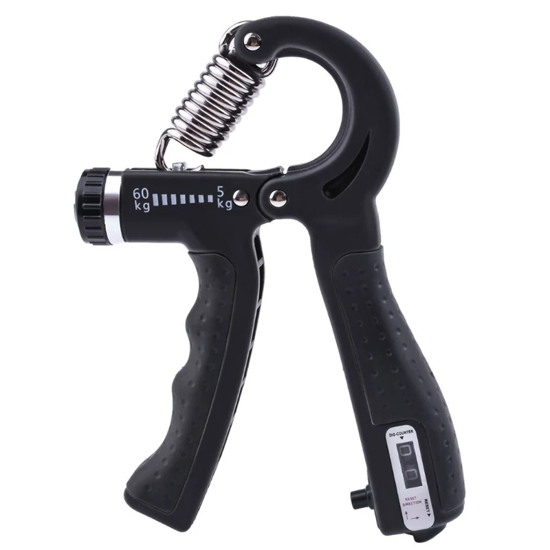 

Adjustable Grip R-type Spring Mechanical Counting Strength Countable Exercise