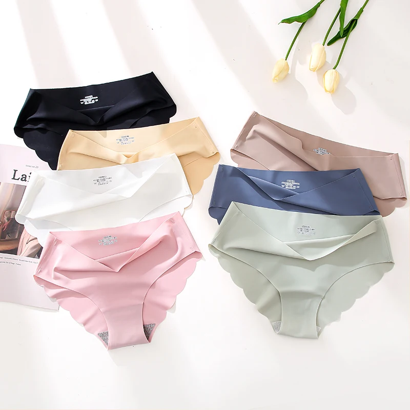 

3 шт., женские бесшовные трусы из вискозы