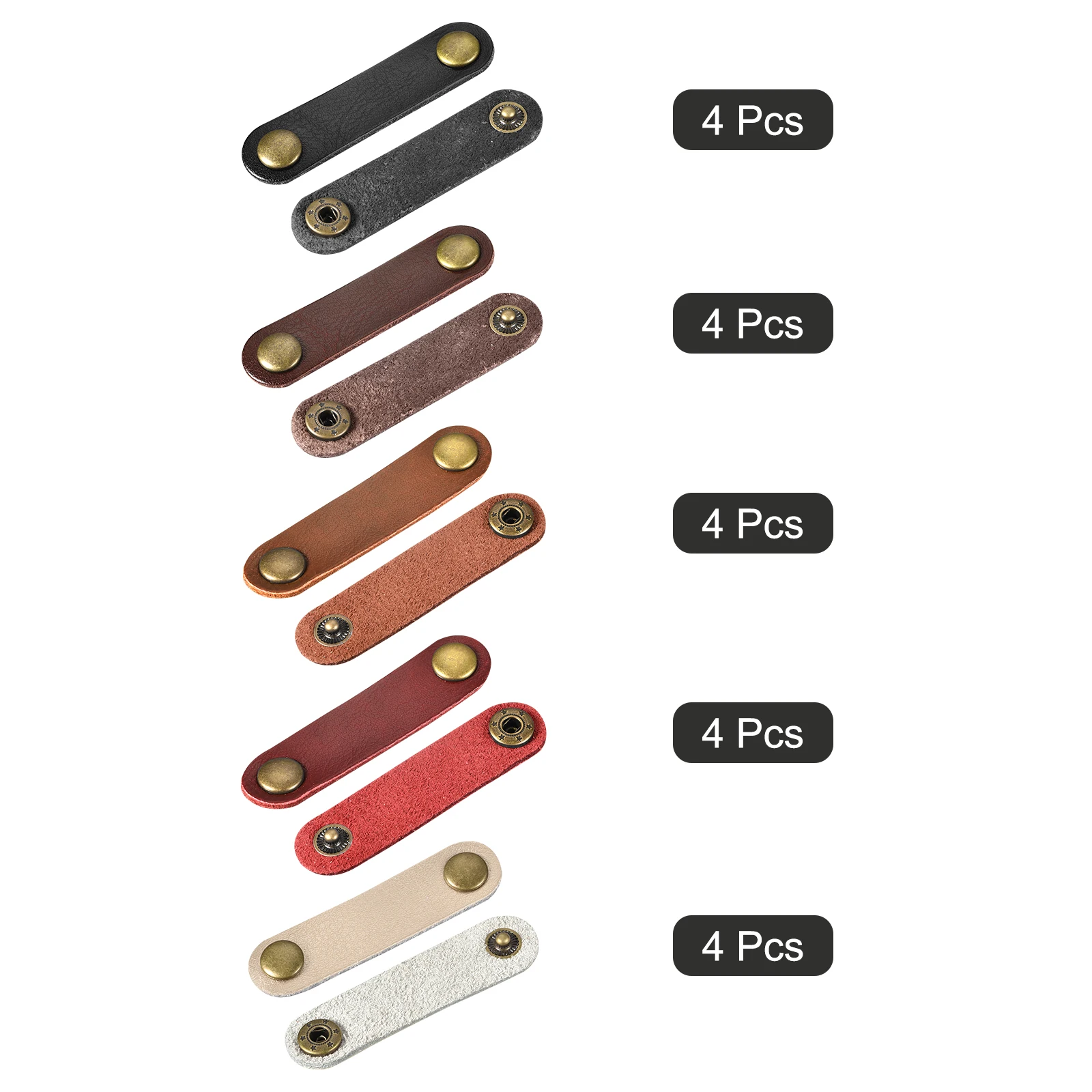 

20 шт. кожаные кабельные ремни, органайзер для шнура, кабельные зажимы, стяжки, портативная обертка для наушников, стяжка для проводов, управление кабелями для USB-кабеля