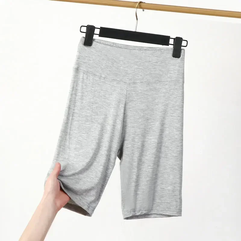 Защитные шорты больших размеров женские летние хлопковые эластичные для