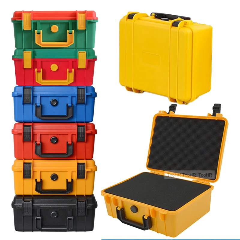 

Multi-function Storage Case Hardware Tool Protection Box Equipment Multi-color Portable Instrument 280*240*130mm Safety Toolbox