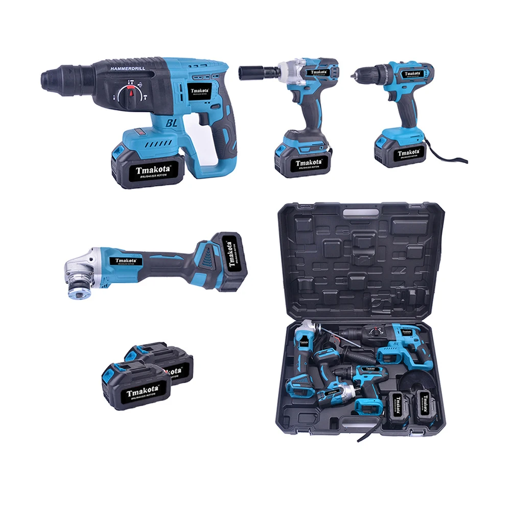 

Professional manufacturer wholesale 4-Piece 18v 2021 New Max Lithium Lon Cordless Combos Tool Kits Power Tool Set