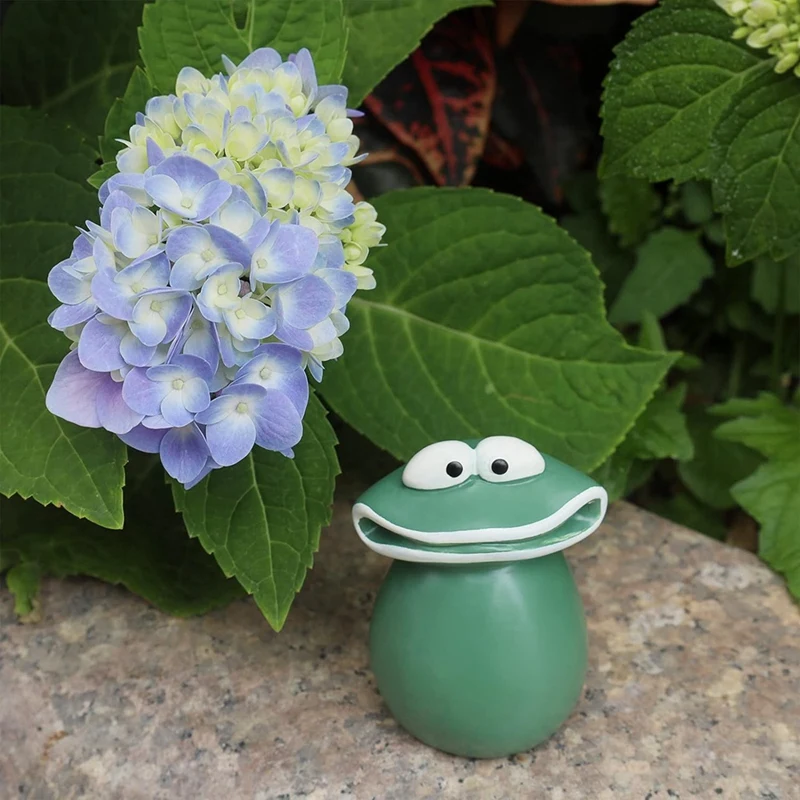 Frog Statue Resin Big Mouth Statues Waterproof Handmade For Garden Home Decoration Funny Yards Decorations Easy Install S