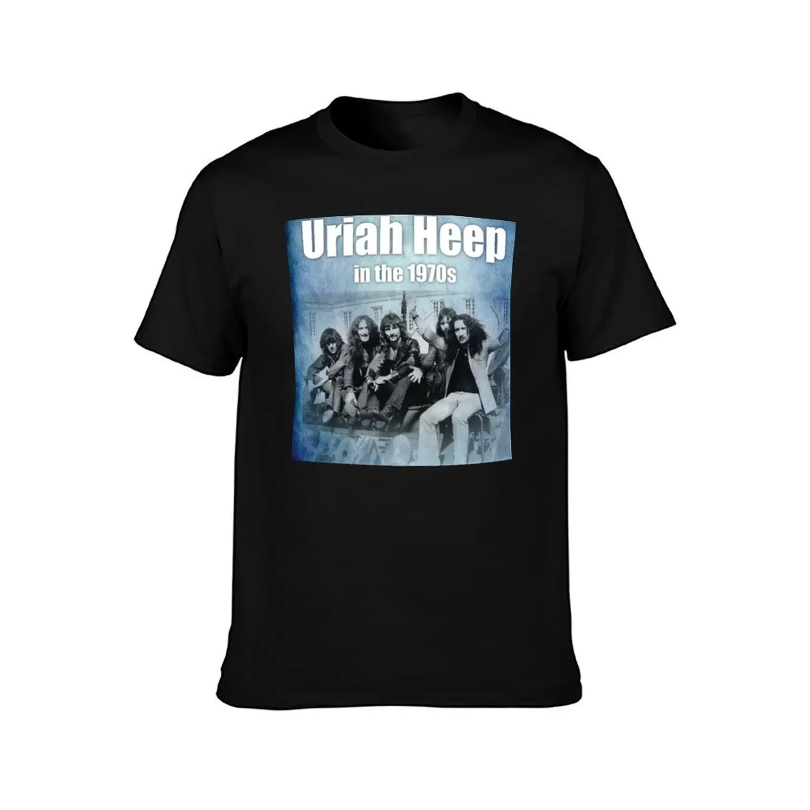 Фото Футболка Uriah Heep 1970 Tour 2022 Husada, свободная футболка большого размера №2