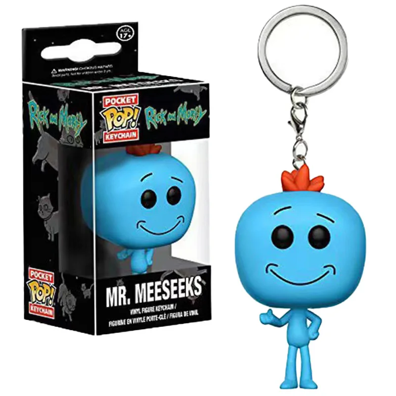 Аниме Funko Pop брелок Рик и Морти фигурка рюкзак кулон куклы украшения автомобильный ключ аксессуар игрушки собирать модель (art.: 3920ca90cba2e) - 3920ca90cba2e