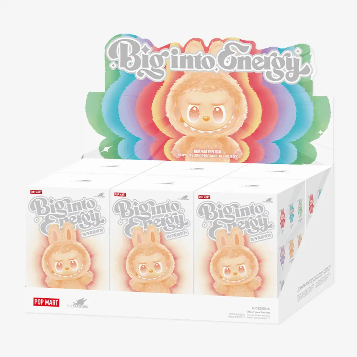 POP MART Оригинальная коллекционная серия Blind Box THE MONSTERS Big into Energy V3: Плюшевая кукла, загадочная коробка, игрушки-сюрпризы для взрослых, подарки (art.: 3920d8f885669) - 3920d8f885669