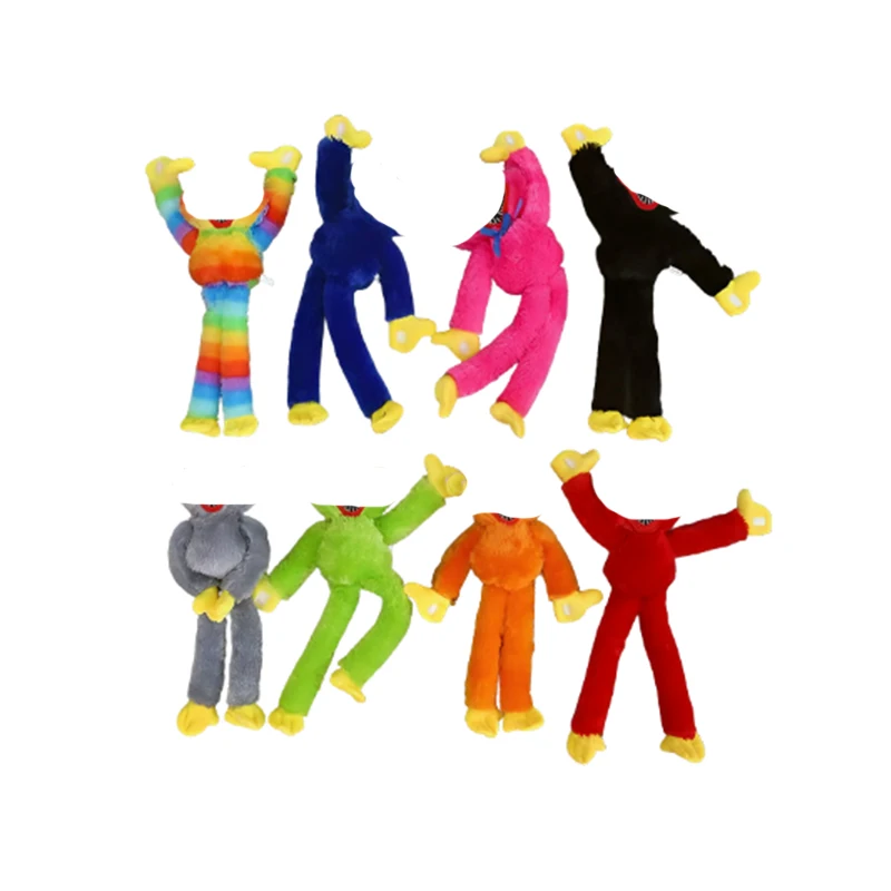 

2022 New Fashion 40cm Huggy Wuggy Stuffed Plush Toy Game Horror Doll Scary Soft Peluche Toys For Children Chrismas Birthday Gift