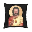 Декоративный Чехол-Подушка Keanu reвс с изображением Святой Троицы, домашний декоративный квадратный Чехол-Подушка с изображением Джона фитиля на стуле Baba Yaga