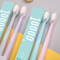 soft and soft bristles double family pack 10000 bristles 10000 velvet toothbrushes