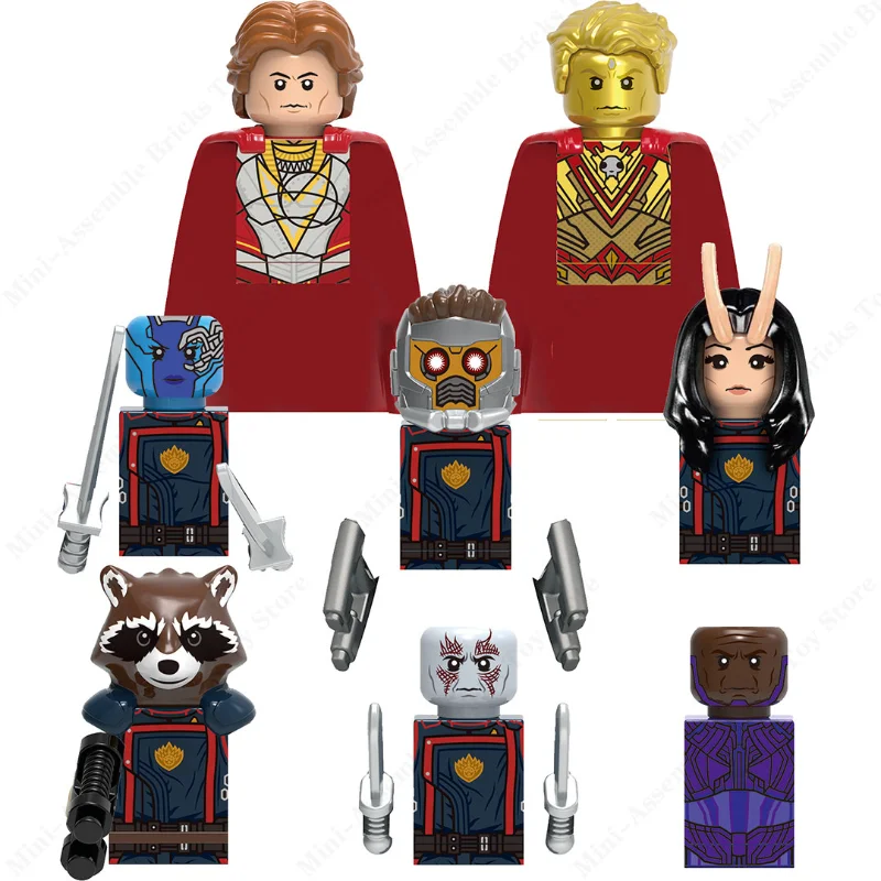 

G0114 XH blocks Heroes Bricks Disney Anime Movies Mini Action Toy Figures Assemble Toys Building Blocks Kids Birthday Gifts