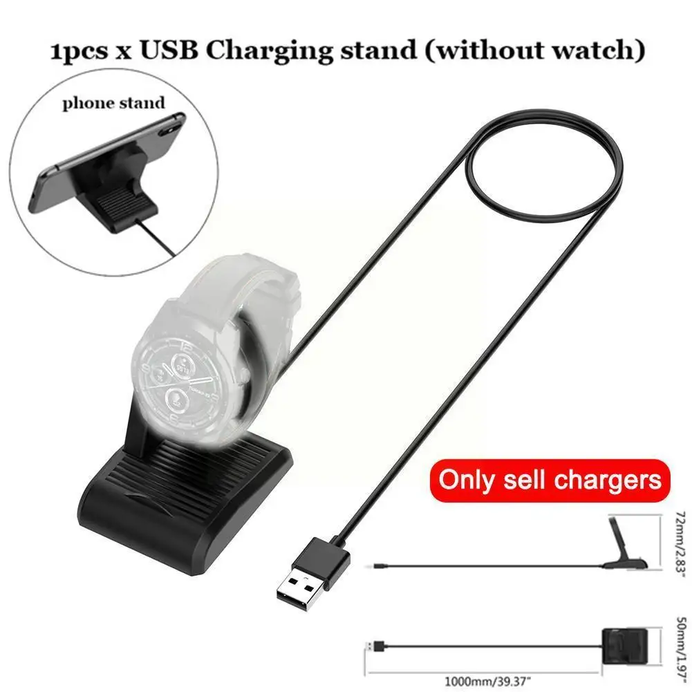 

Charger For Ticwatch Pro 3 Lte Ultra Gps Charging Cable Dock For Ticwatch Pro 3 Gps X Lte Wireless Usb Magnetic Portable Ad I8i8