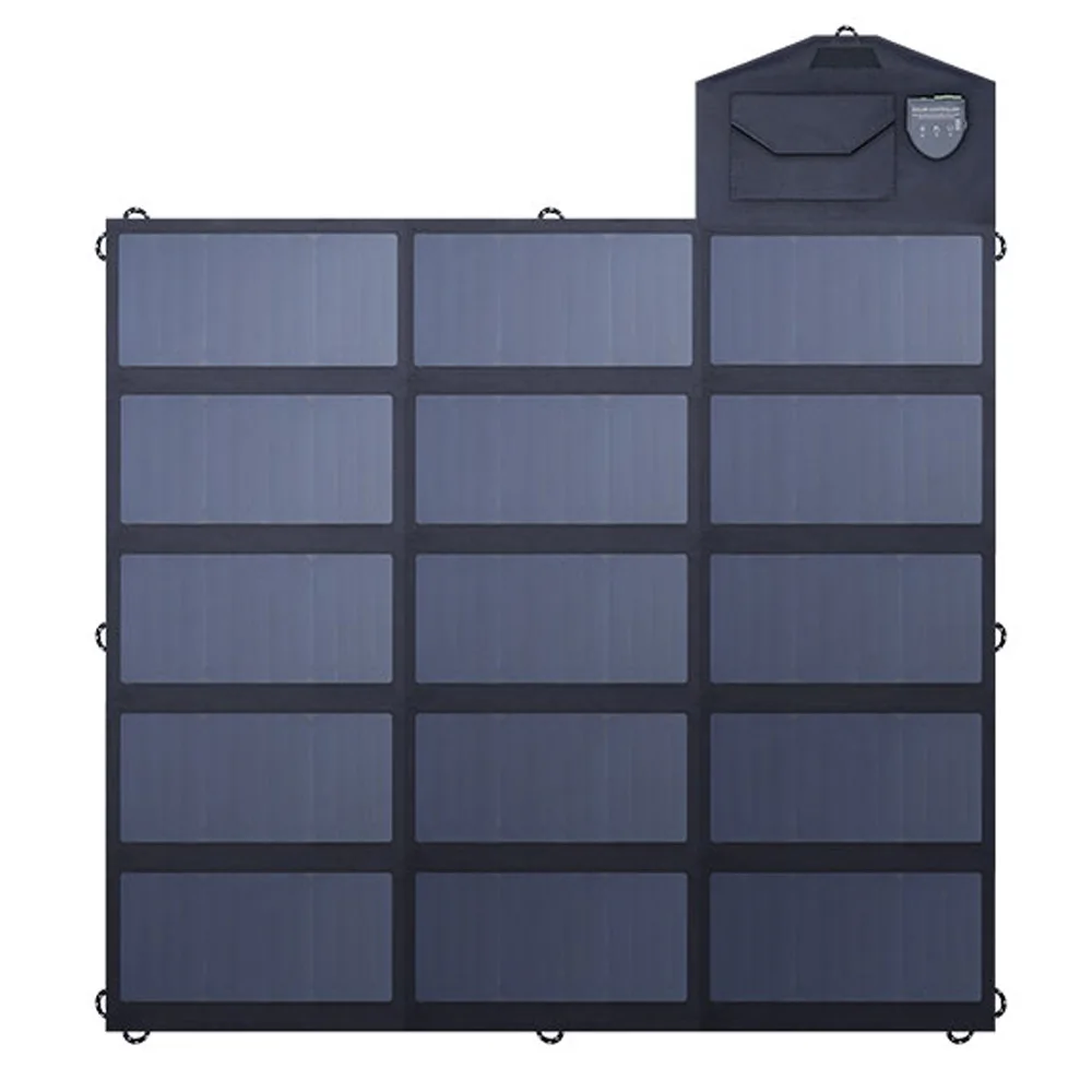 

100W Fold Solar Panel Portable Solar Charger Charge for Smart Phone Tablet Laptop Car Battery Car Ice Box Portable Power Station
