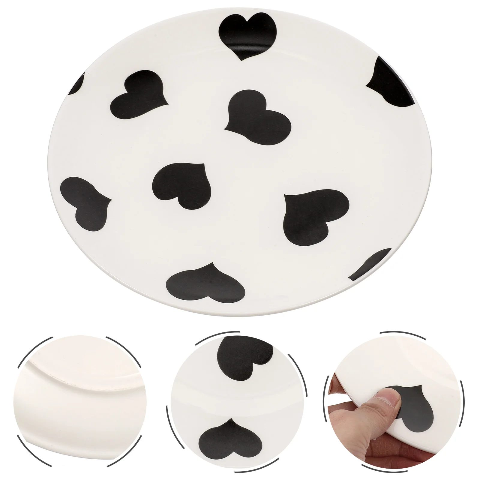 

Decorative Multi-function Ceramic Daily Use Fruit Plate Kitchen Supply Serving Plate Dish for Daily Dinner