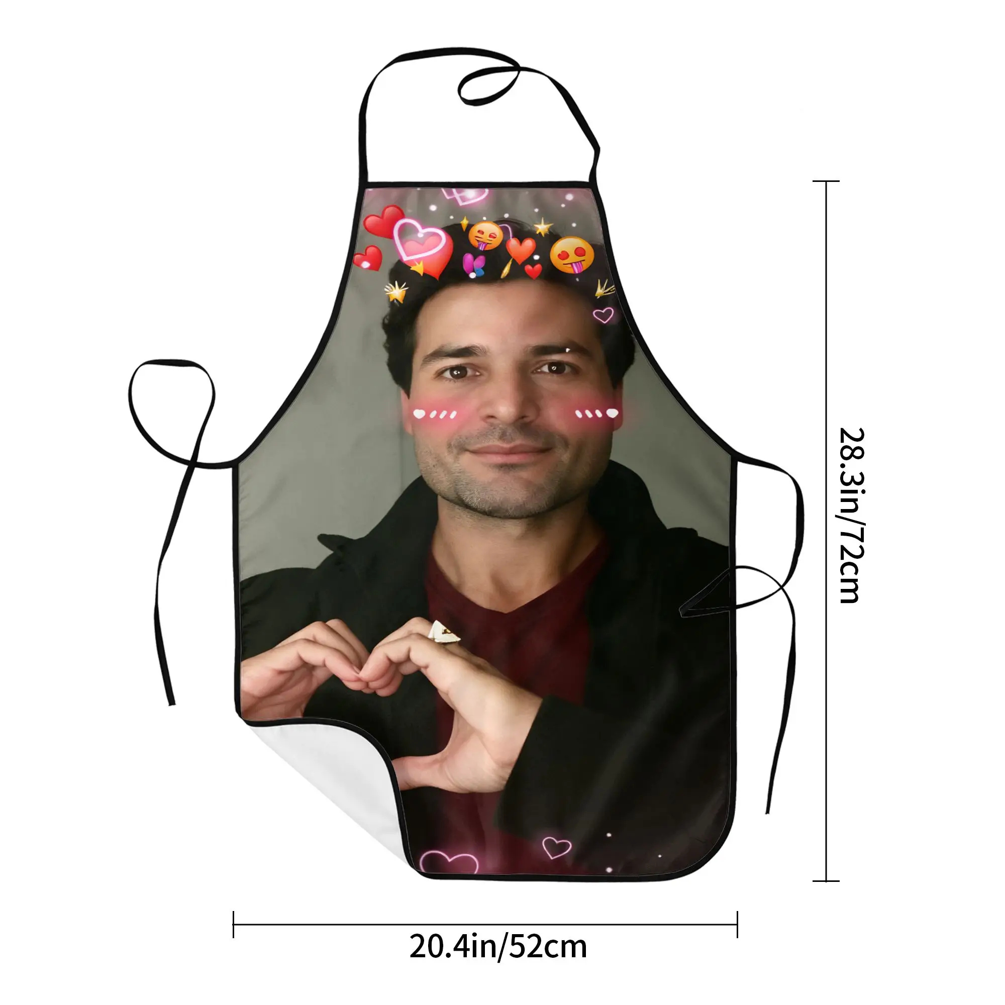 Фото Фартук Chayanne Singer (5) на заказ, для уборки и работы на кухне, без карманов, для взрослых №5