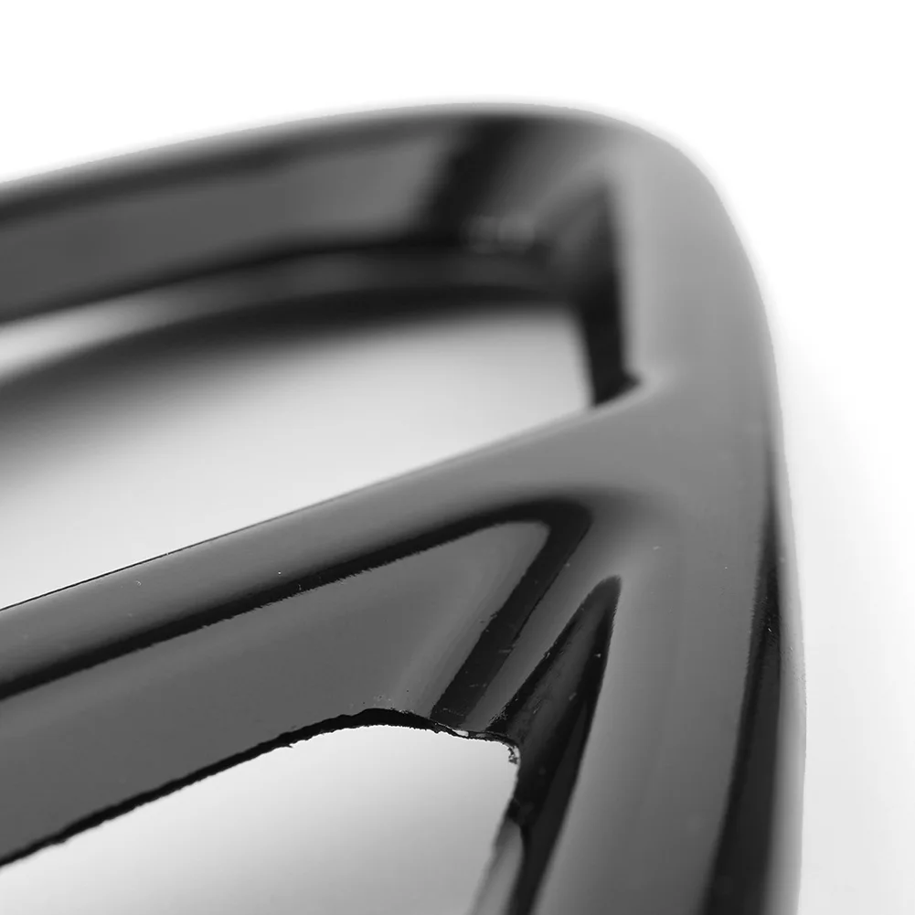 2 шт. глянцевая черная крышка выхлопной трубы автомобиля отделка из нержавеющей