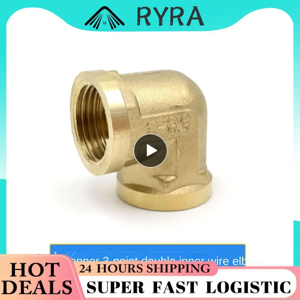 

1PCS 1/4" 3/8" 1/2" 3/4" 1" Female / Male Thread 90 Deg Brass Elbow Pipe Fitting Connector Coupler For Water