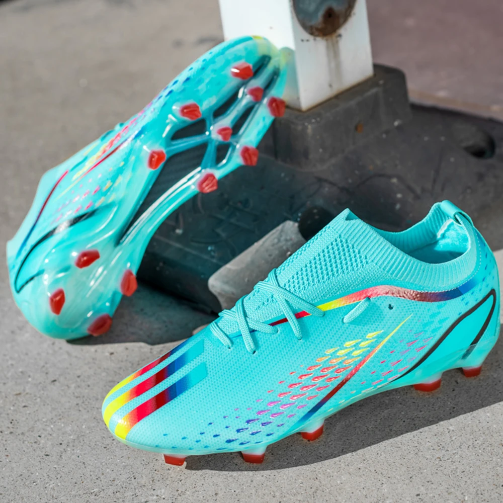 High Quality Football Boots TF/FG Outdoor Training Soccer Shoes  Adult Teenager Cleat Training Match Sneakers Breathable Low-Top