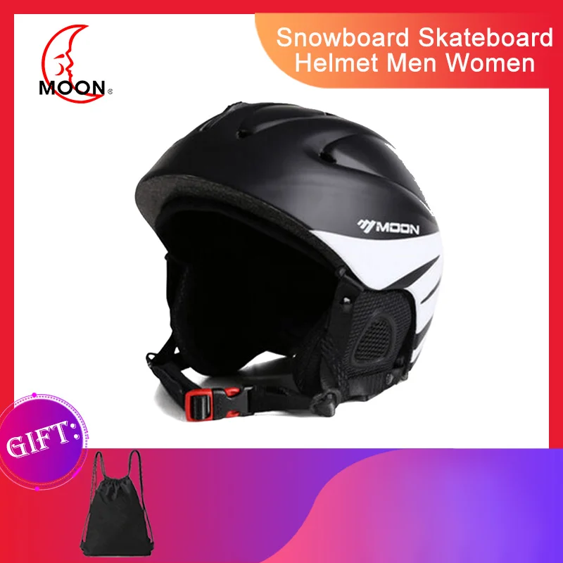 

MOON Skiing Helmet Autumn Winter Adult and Children Snowboard Skateboard Skiing Equipment Snow Sports Safty Ski Helmets