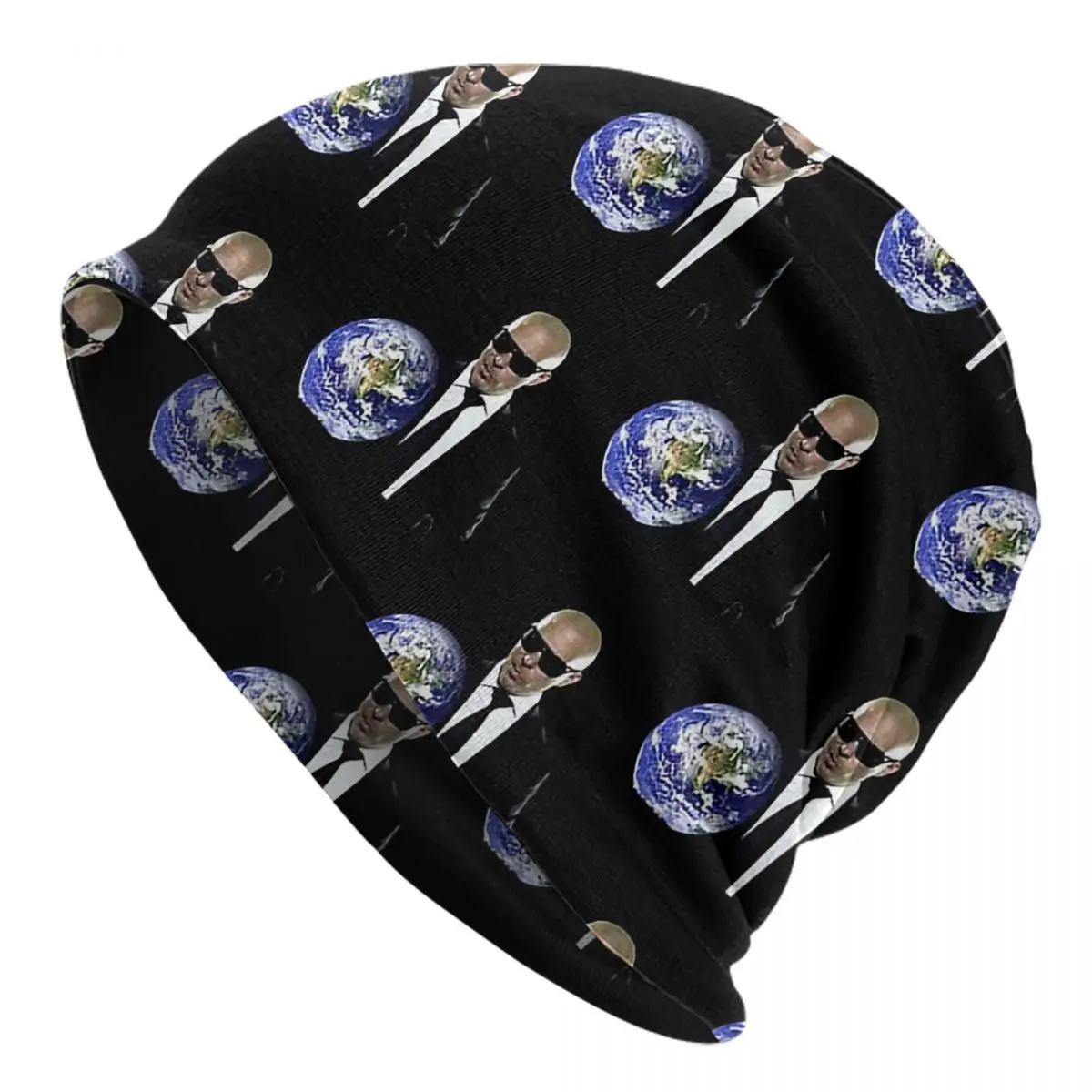 

Mr. Worldwide Meme Bonnet Hats Knit Hat Hip Hop Outdoor Singer Skullies Beanies Hats Unisex Warm Thermal Elastic Caps