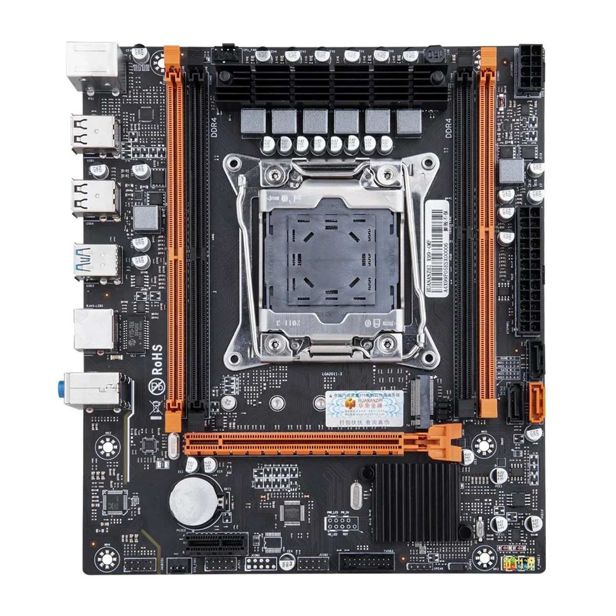 Материнская плата HUANANZHI X99 4MF LGA 2011-3 XEON Intel E5 2620 2640 2666 2670 2678 V3 V4 с поддержкой DDR4 ECC NON-ECC