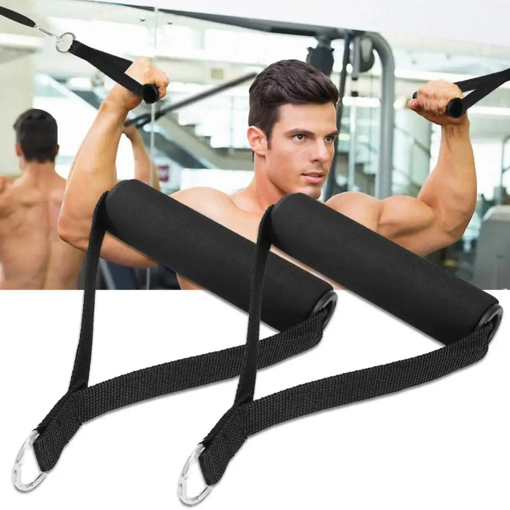 

1Pc Strength Training Body Building Fitness Accessories Elastic Band Handle Accessories Portable Fitness Equipment