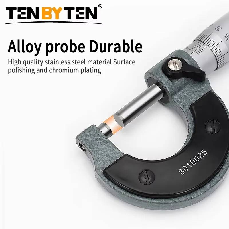 Наружный микрометр 0-25 мм 0 01 высокоточный штангенциркуль измерительный прибор