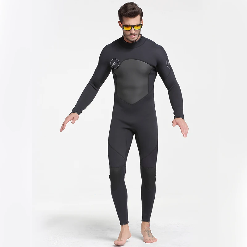 Мужской неопреновый гидрокостюм 3 мм, гидрокостюм для дайвинга и серфинга, мужской теплый полноразмерный гидрокостюм для подводной охоты, г... от AliExpress RU&CIS NEW
