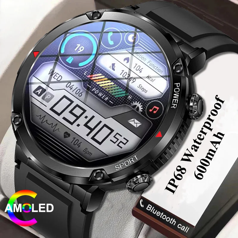 

Bluetooth Call 2022 New Smart Watch Men Heart Rate Blood Pressure Mornitoring Sport Bracelet Waterproof Custom Dial SmartWatch