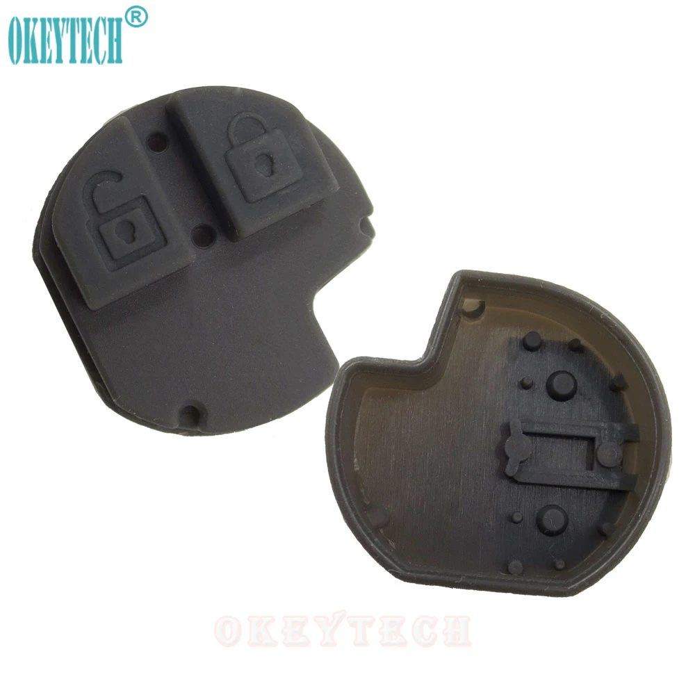

OkeyTech 2PCS/LOT Car Remote Key Fob Rubber Button Repair Pad 2 Buttons for Suzuki Swift SX4 Liana Aerio Vitara Jimny Key Pad