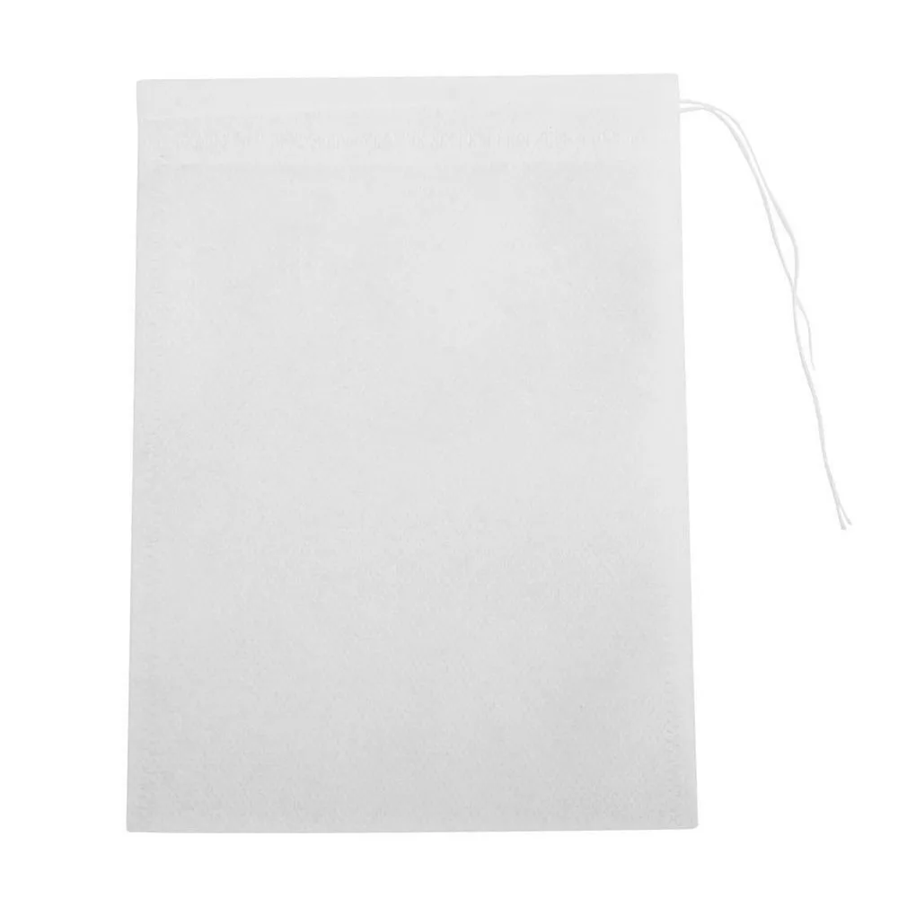 

Teabags Lightweight Square Food Grade Scented Tea Bags Loose Convenient Steeper Drawstring Herb Pouch 100pcs 5x7cm