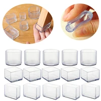 48pcs chair leg caps rubber feet protector pads furniture table covers socks plugs cover furniture leveling feet home decor