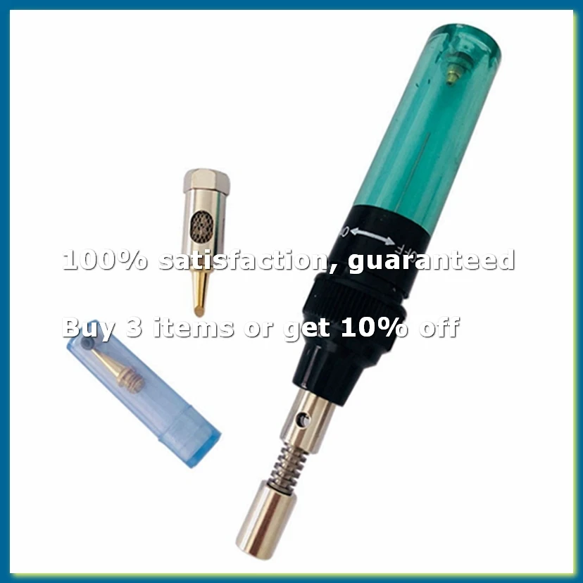 Фото 1300 ℃   Газовая паяльная ручка Celsius Butane 4-в-1, беспроводная, на бутане, для сварки, горелка, набор для сварки A+B-DTA9 №1