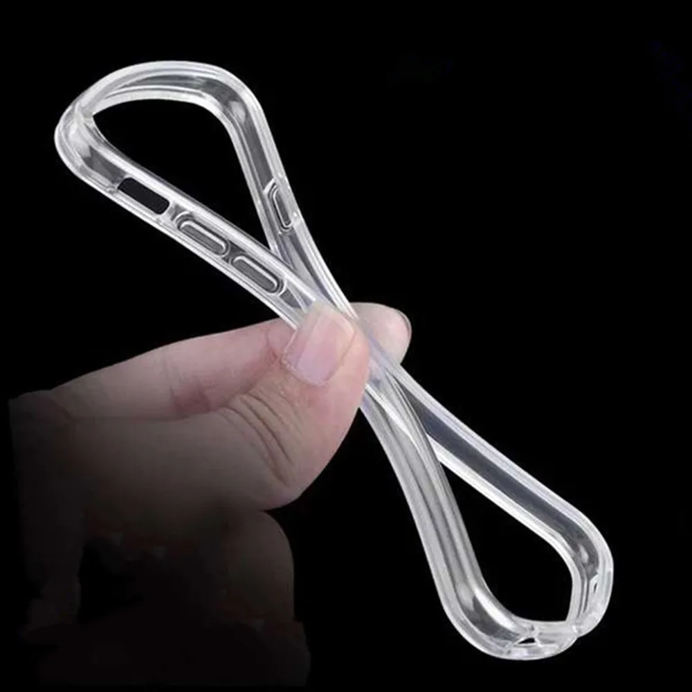 

Thin Clear Soft TPU Bumper Frame Side Phone Case for iPhone 14 13 12 Pro Max 13 12 Mini 13Mini 6 7 8 Anti-Knock Protective Case