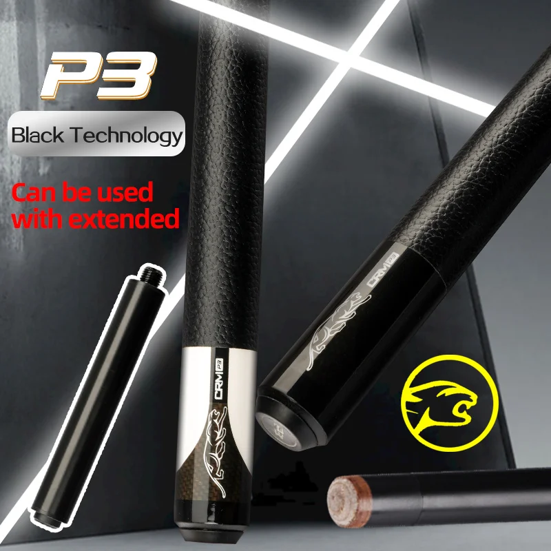 

PREOAIDR 3142 P3 Pool Cue Stick Billiards Maple Carbon Fiber Technology Shaft Pool Cue 10.8/11.8/ 13mm Uni-loc Joint Cue Kit