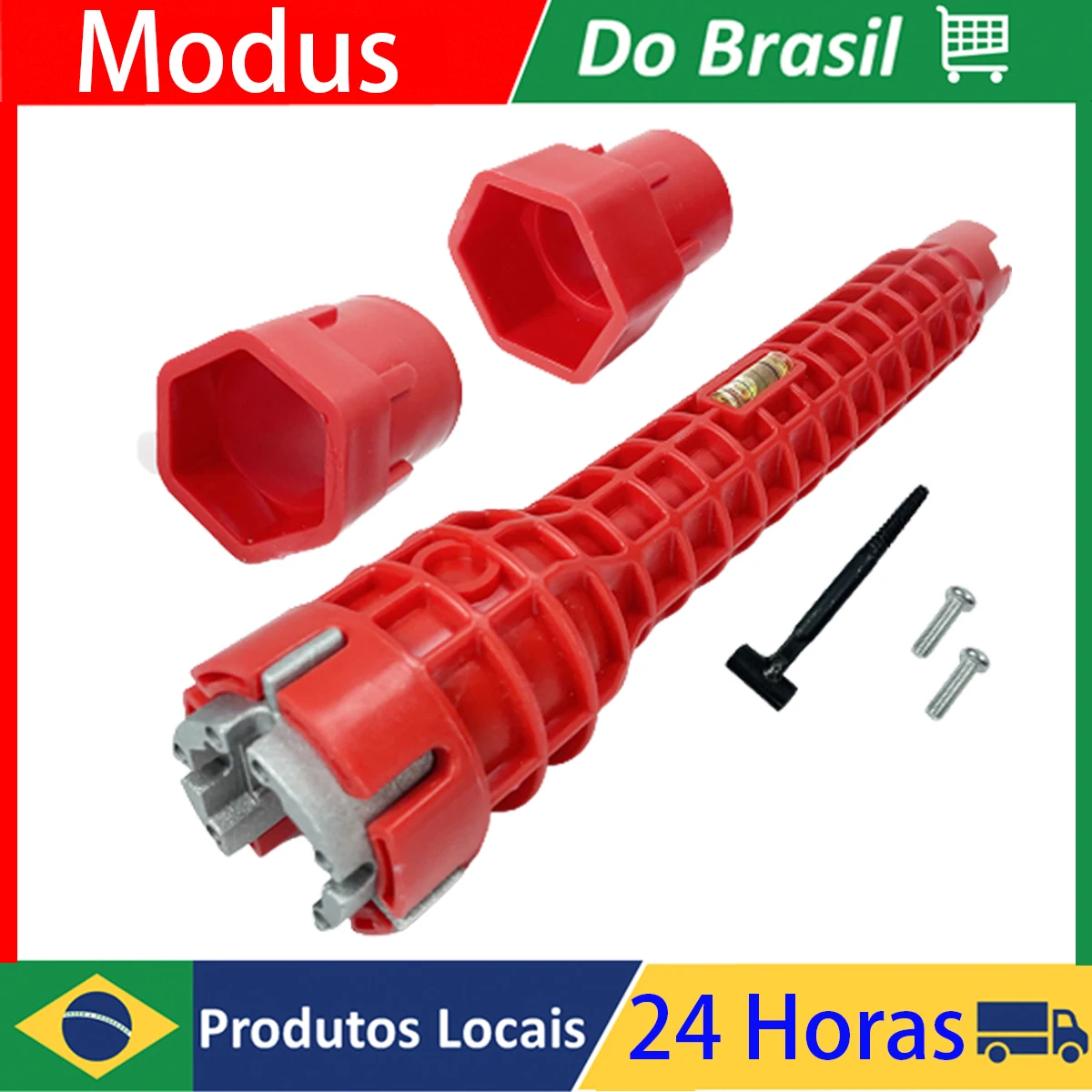 

Modus 8 In 1 Flume Wrench Anti-slip Kitchen Sink Repair Tools Bathroom Faucet Assembly Key Plumbing Installation Wrench