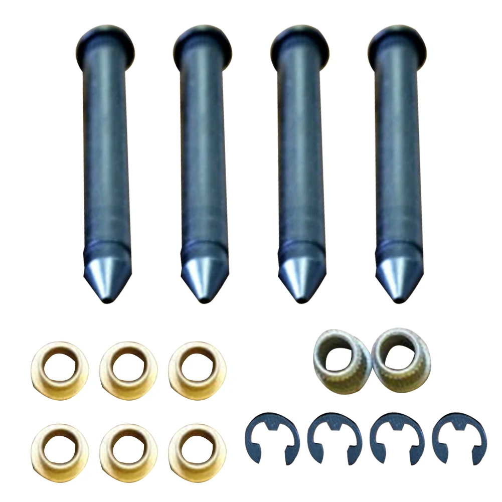 

Bushing Repair Door Hinge Pin Metal Retainer Clips 2 Splined Brand Bushings Exterior Car & Truck Parts Durable