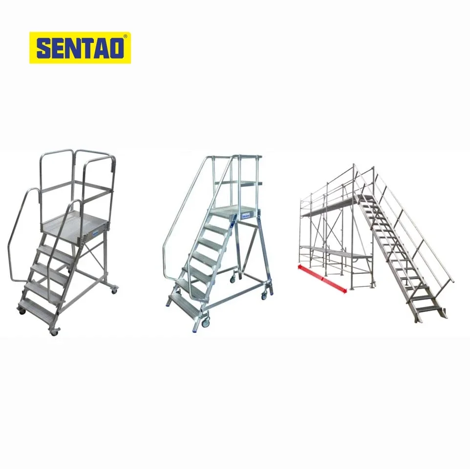 SENTAO Настраиваемая стальная мобильная платформа альпинистская лестница