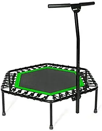 

Indoor Trampoline, Blue/Green/Red, Rebounder Home Fitness Trampoline with Height Adjustable