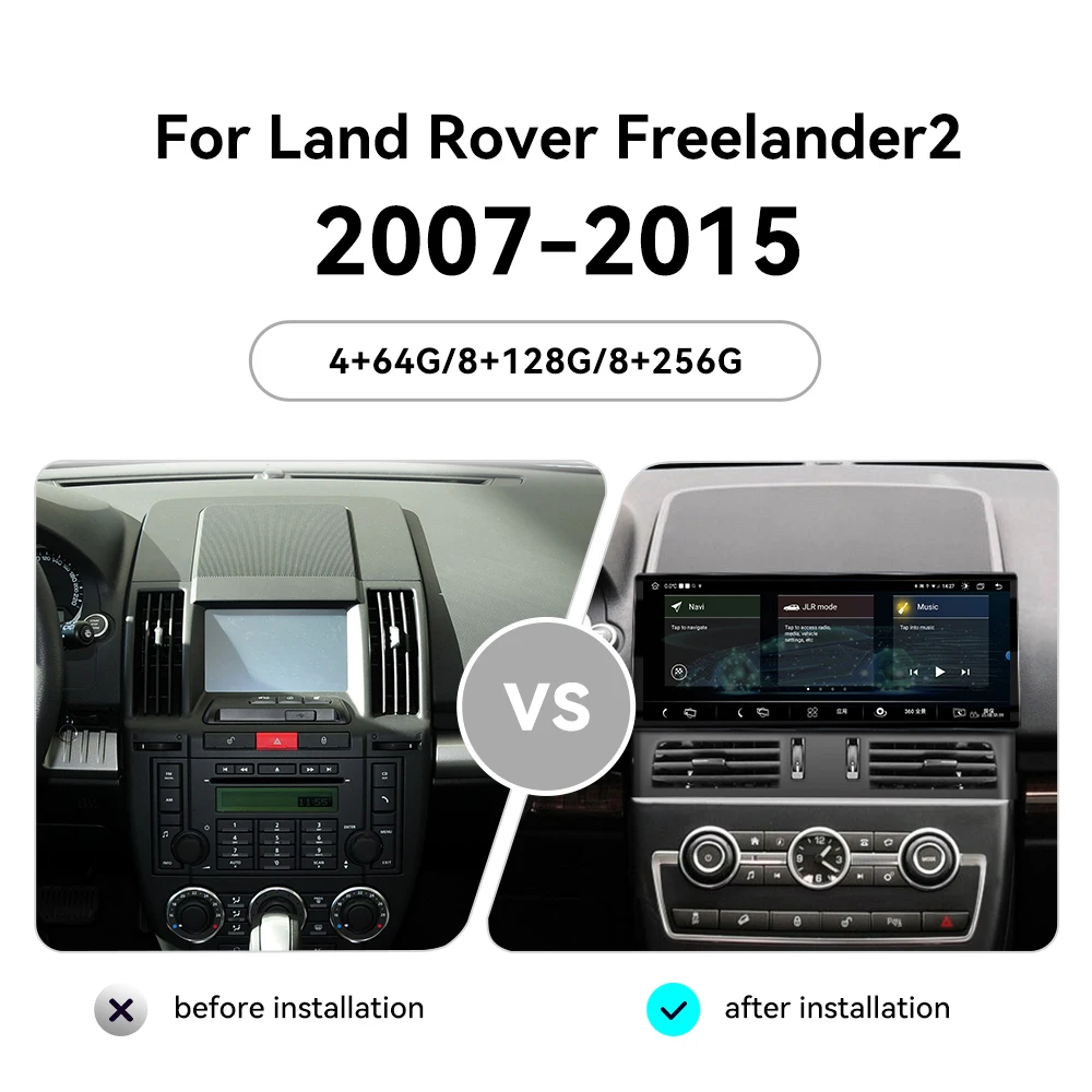 Andriod 13.0 Navi Carplay для Land Rover Freelander 2 2007-2015 автомобильный радиоприемник с экраном 12 3
