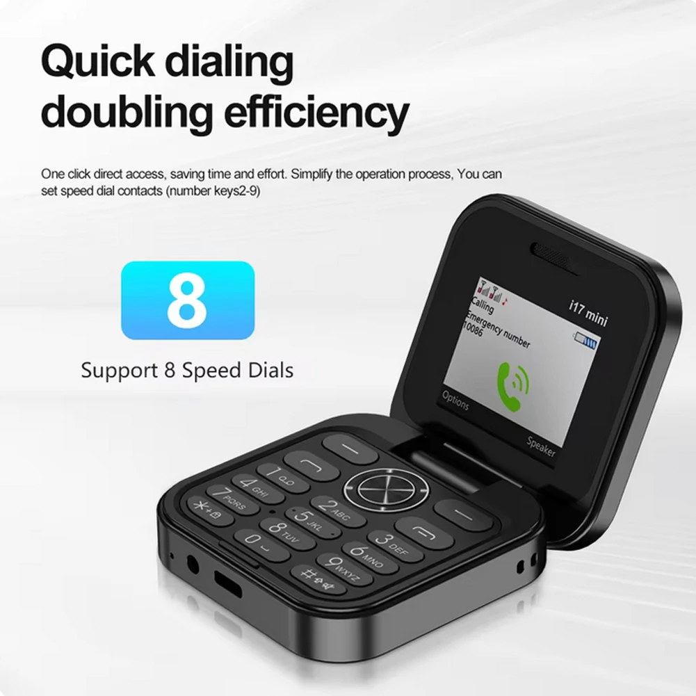 Складной мобильный телефон маленькая коробка откидные сотовые телефоны двойная