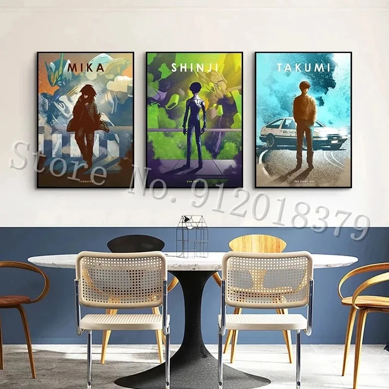 

Anime One Piece Dragon Ball Canvas Painting Goku Luffy Poster Wall Art Print Picture for Living Room Home Decoration Cuadros