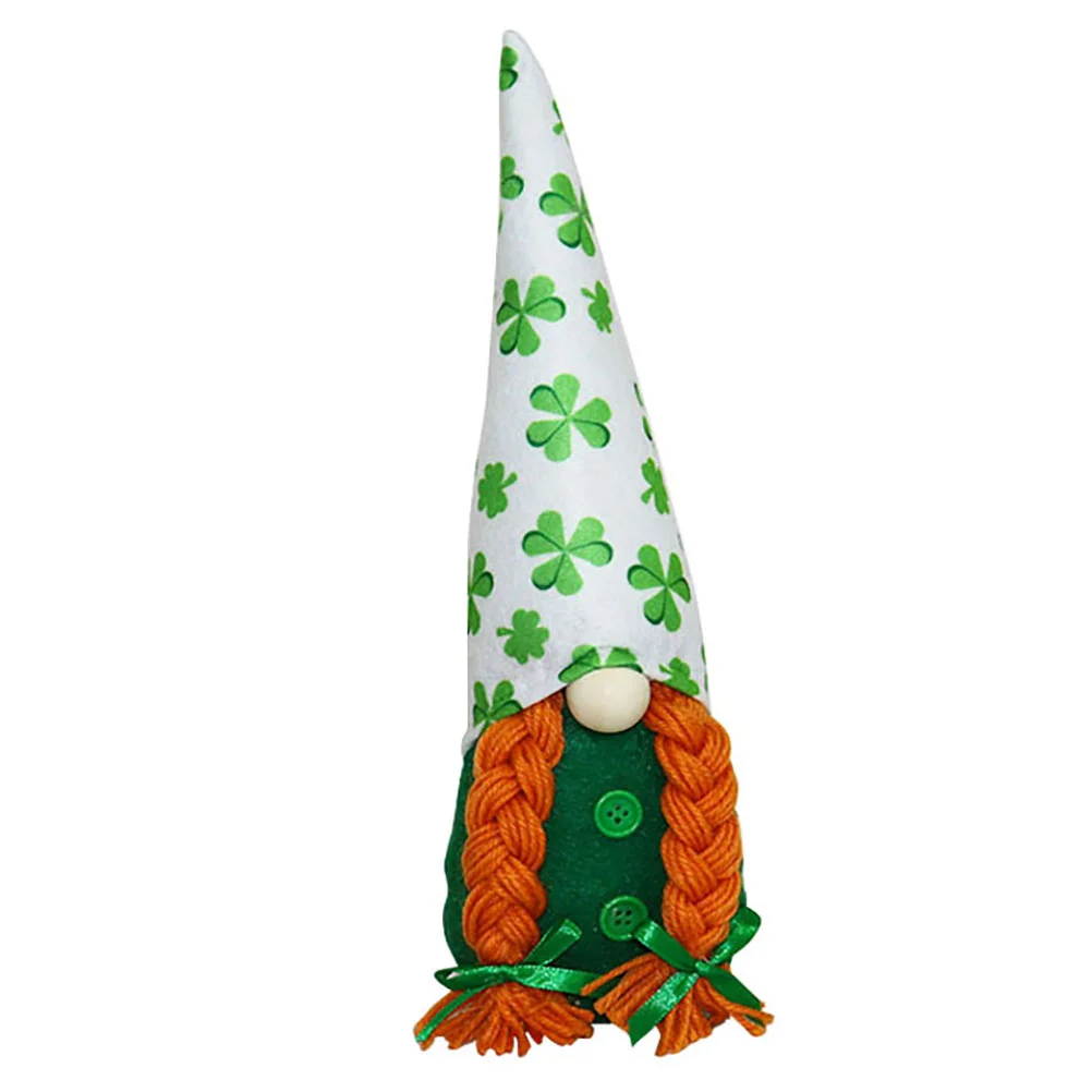 

1 Pc St. Patrick's Day Party Decor Lovely Gnome Doll Home Decor