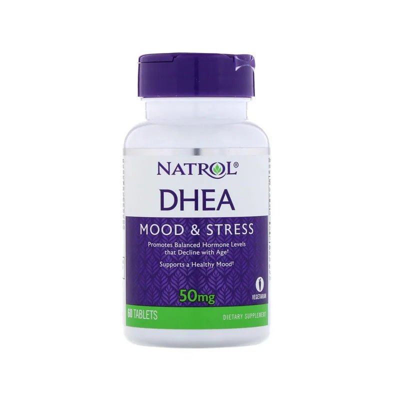 

DHEA 50mg*60 Tabs MOOD & STRESS Promotes Balanced Horm Levels That Decline With Aget Supports A Healthy Mood